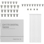 Корпус DeepCool CH170 Digital (R-CH170-WHNPI0D-G-1) белый
