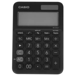 Калькулятор настольный CASIO MS-20UC-BK-W-EC черный