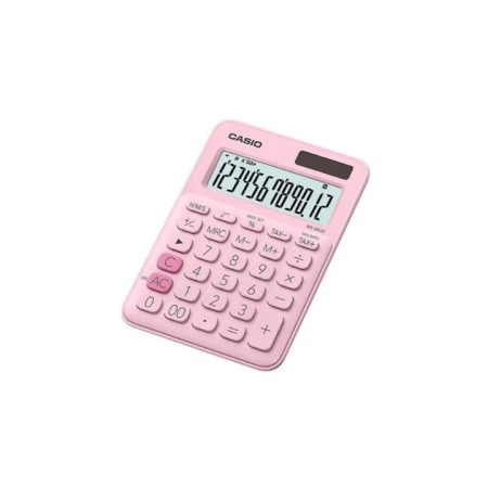 Калькулятор настольный CASIO MS-20UC-PK-W-UC розовый