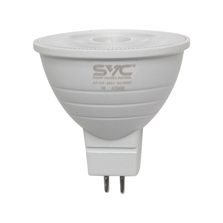 Лампочка SVC LED JCDR-7W-GU5.3-4200K белый