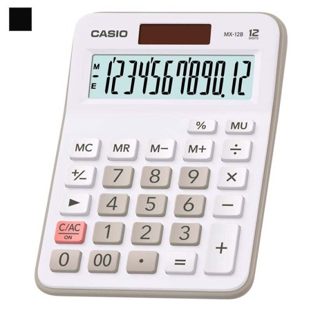 Калькулятор настольный CASIO MX-12B-W-EC белый