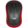 Мышь беспроводная Logitech M185 (910-002237) чёрно-красный