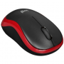 Мышь беспроводная Logitech M185 (910-002237) чёрно-красный