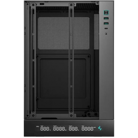 Корпус DEEPCOOL CH170 DIGITAL (R-CH170-BKNPI0D-G-1) черный