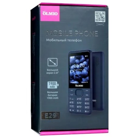 Мобильный телефон Olmio E29 (43765) чёрный