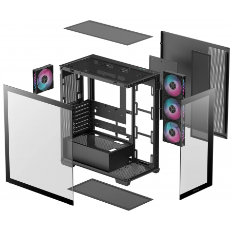 Корпус DEEPCOOL CG580 4F (R-CG580-BKADA4-G-1) черный