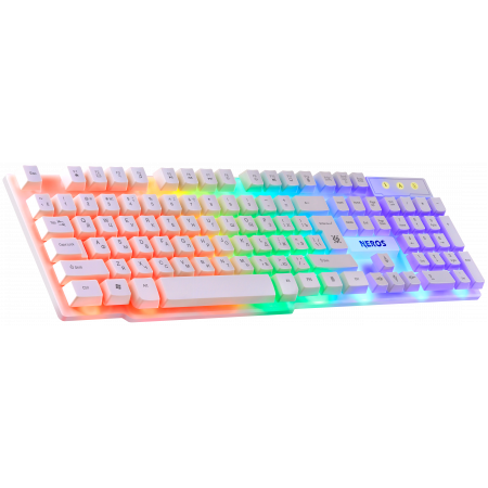 Клавиатура проводная Defender Neros GK-147 (45147) белый Клавиатура проводная Defender Neros GK-147 (45147) белый