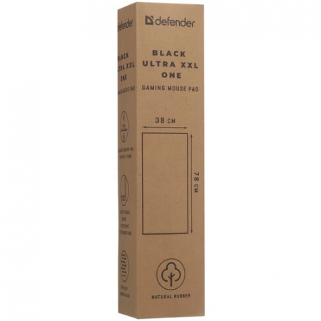 Коврик Defender Black Ultra XXL One (2XL) (50005) чёрный