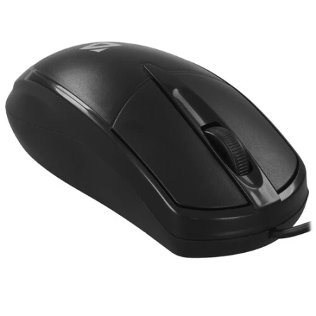 Мышь проводная Defender MB-989 (52989) чёрный