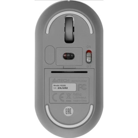 Мышь беспроводная A4Tech Fstyler FG20S (FG20S-White) белый