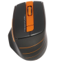 Мышь беспроводная A4Tech Fstyler FG30 (FG30-ORANGE) чёрный/оранжевый