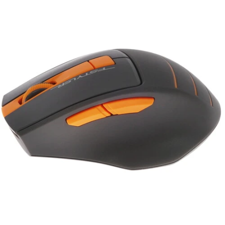 Мышь беспроводная A4Tech Fstyler FG30 (FG30-ORANGE) чёрный/оранжевый