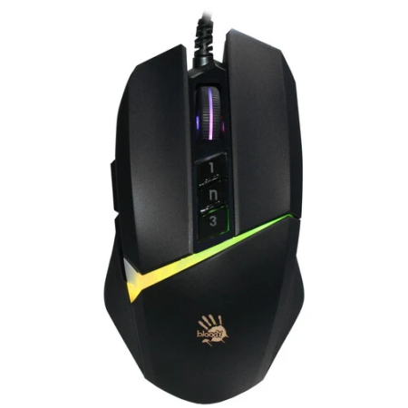 Мышь проводная A4Tech Bloody W60 Max (W60-Max Black) чёрный