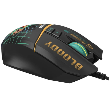 Мышь проводная A4Tech Bloody W63 Max Renegade (W63 Max Renegade Black Midnight) чёрный