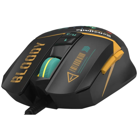 Мышь проводная A4Tech Bloody W63 Max Renegade (W63 Max Renegade Black Midnight) чёрный