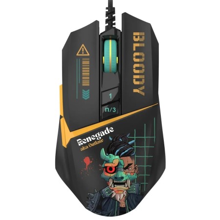 Мышь проводная A4Tech Bloody W63 Max Renegade (W63 Max Renegade Black Midnight) чёрный