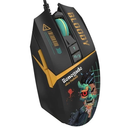Мышь проводная A4Tech Bloody W63 Max Renegade (W63 Max Renegade Black Midnight) чёрный