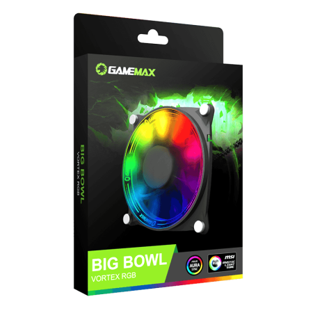 Вентилятор GameMAX GMX-12-RBB (GMX-12RBB) черный