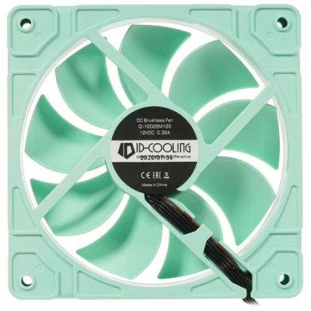 Вентилятор ID-COOLING Pastel Series (IDC ZF-12025-Mint Green) белый