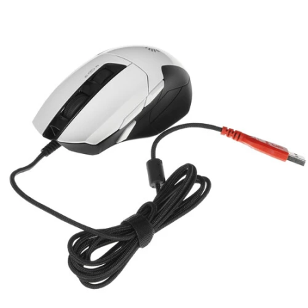 Мышь проводная A4Tech Bloody W70 Max (W70 Max Panda White) белый