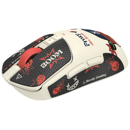 Мышь беспроводная/проводная A4Tech Bloody R72 Ultra Duo Proxy Boom бежевый