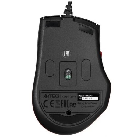 Мышь проводная A4Tech Fstyler FM45S Air (FM45S Air Sports Red) красный