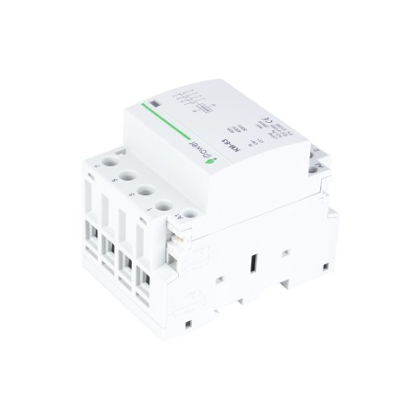 Контактор модульный iPower КМ-63 4Р 63А Белый