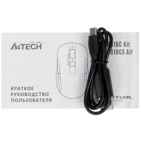 Мышь беспроводная A4Tech Fstyler FG16CS Air (FG16CSAir WHITE) белый