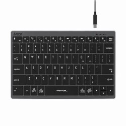 Клавиатура проводная A4Tech Fstyler FX51 серый