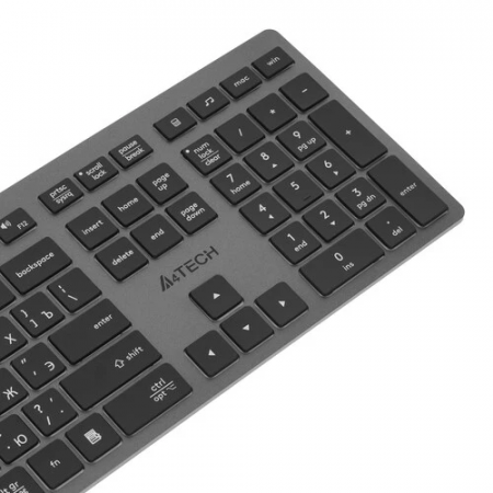Клавиатура проводная A4Tech Fstyler FX60H серый