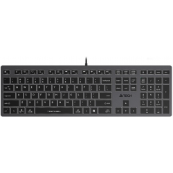 Клавиатура проводная A4Tech Fstyler FX60H серый
