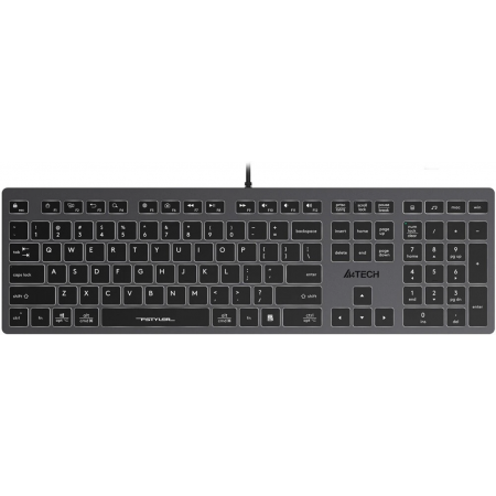 Клавиатура проводная A4Tech Fstyler FX60H серый