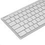 Клавиатура проводная A4Tech Fstyler FX61 (FX61-Ice Blue) белый