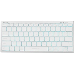 Клавиатура проводная A4Tech Fstyler FX61 (FX61-Ice Blue) белый