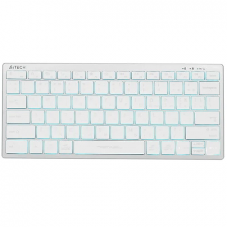 Клавиатура проводная A4Tech Fstyler FX61 (FX61-Ice Blue) белый