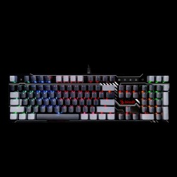 Клавиатура проводная A4Tech Bloody B808N черно-серый