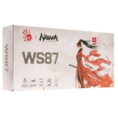 Клавиатура проводная A4Tech Bloody WS87 Naraka чёрный