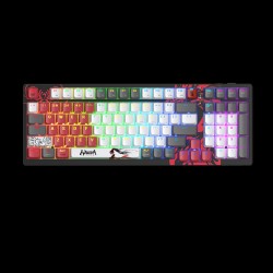 Клавиатура беспроводная + проводная A4Tech Bloody WS98 (WS98 Naraka) черно-красный