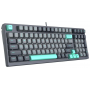 Клавиатура проводная A4Tech Fstyler FS300 (FS300 Panda Rock Climbing) чёрный
