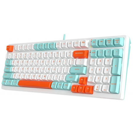 Клавиатура проводная A4Tech Fstyler FS300 (FS300 Panda Snorkeling) белый