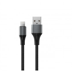 Кабель Lightning 8-pin - USB 2.0 Type-A Accesstyle AL24-F100M 1 м черный