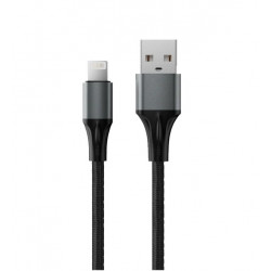 Кабель Lightning 8-pin - USB 2.0 Type-A Accesstyle AL24-F200M 2 м черный