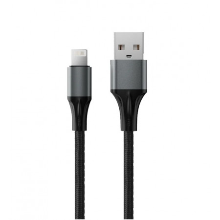 Кабель Lightning 8-pin - USB 2.0 Type-A Accesstyle AL24-F200M 2 м черный