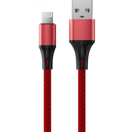 Кабель Lightning 8-pin - USB 2.0 Type-A Accesstyle AL24-F200M 2 м красный