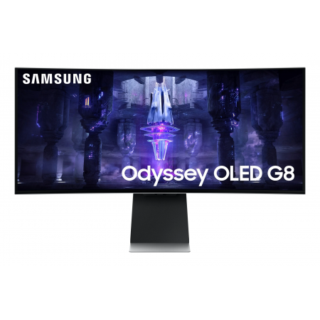 34" Монитор Samsung Odyssey OLED G8 (LS34BG850SIXCI) серебристый