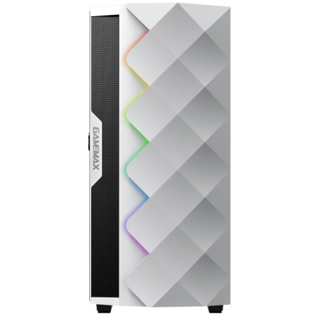 Корпус GameMax Diamond COC WT белый