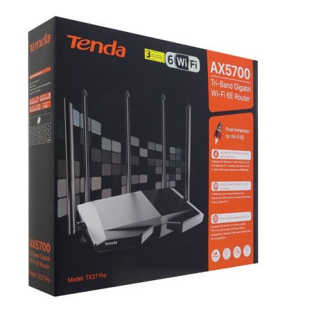 Wi-Fi роутер Tenda TX27 PRO (TX27 PRO) черный