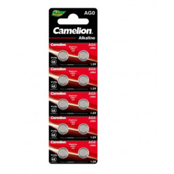 Батарейка Camelion AG0 [LR54] AG0-BP10(0%Hg) 10 шт серый