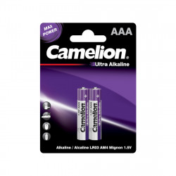 Батарейка Camelion AAA [LR03] LR03-BP2UT 2 шт фиолетовый