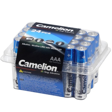 Батарейка Camelion AAA [LR03] LR03-PB24DG 24 шт синий/серебристый